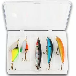 Fladen Fishing AB FLADEN Spinner/Blinker & Wobbler Set - 5pcs. 5-12g - Köderset