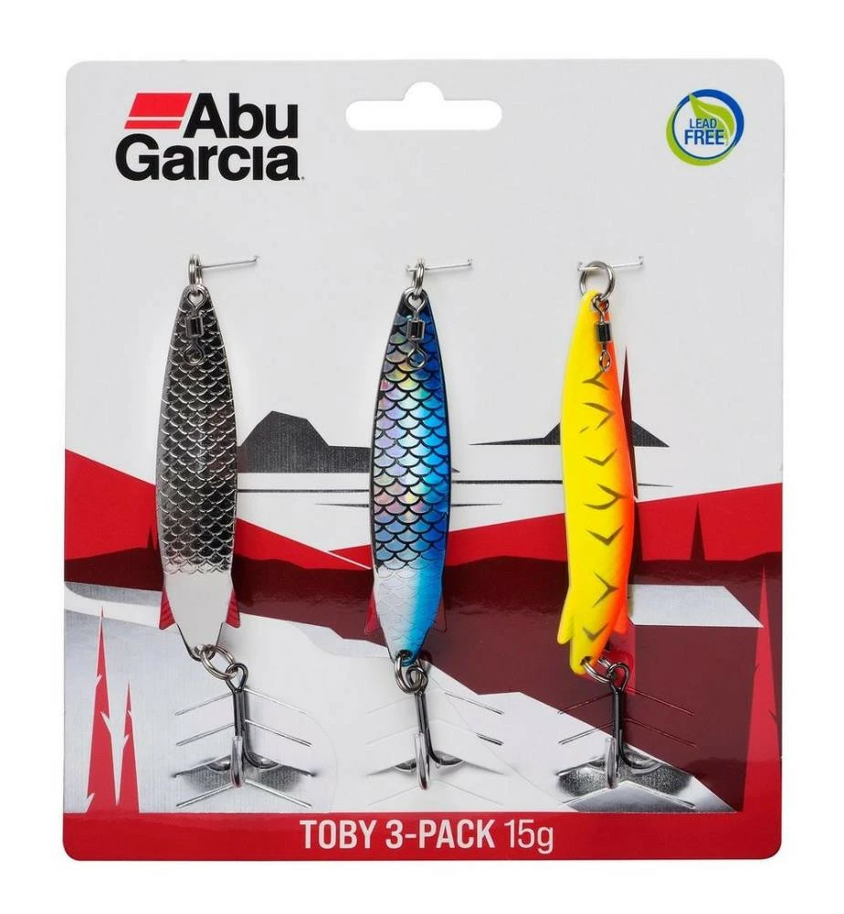 ABU GARCIA - Pure Fishing Abu Garcia Toby 3-Pack - 3er Küstenblinker Set 3 ABU GARCIA - Pure Fishing Abu Garcia Toby 3-Pack - 3er Küstenblinker Set