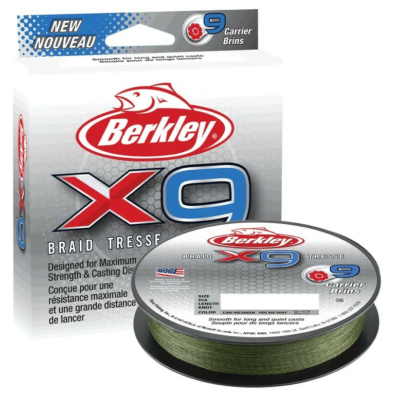 BERKLEY - Pure Fishing Berkley X9™ Braid 9-fach Geflochtene Schnur 3 BERKLEY - Pure Fishing Berkley X9™ Braid 9-fach Geflochtene Schnur