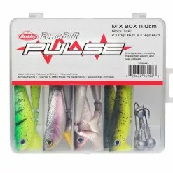 BERKLEY - Pure Fishing Berkley Pulse Shad Mix Box + Jigheads