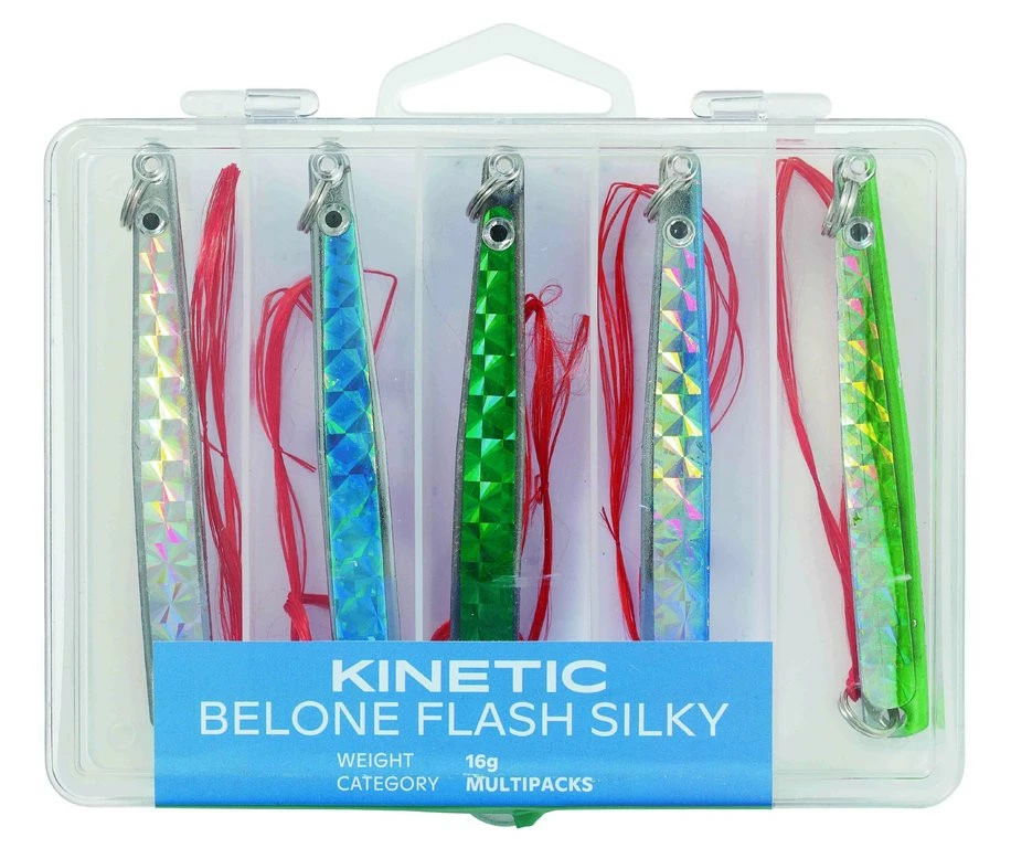 Kinetic Belone Flash Silky - Blinker-Set - 5 Stück 6 Kinetic Belone Flash Silky - Blinker-Set - 5 Stück – Bild 4