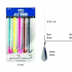 FLADEN Jelly Worms - Gummiwürmer 200mm -Angelzubehör Verkaufsgeschäft Fladen Jelly Worms 20 6801 02Ll3ebO3foV5lX 1280x1280