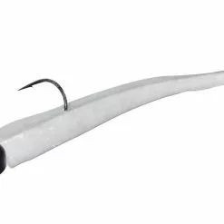 Hogy Paddle Shaker Tail 23cm Mit VMC Jig Head Bone