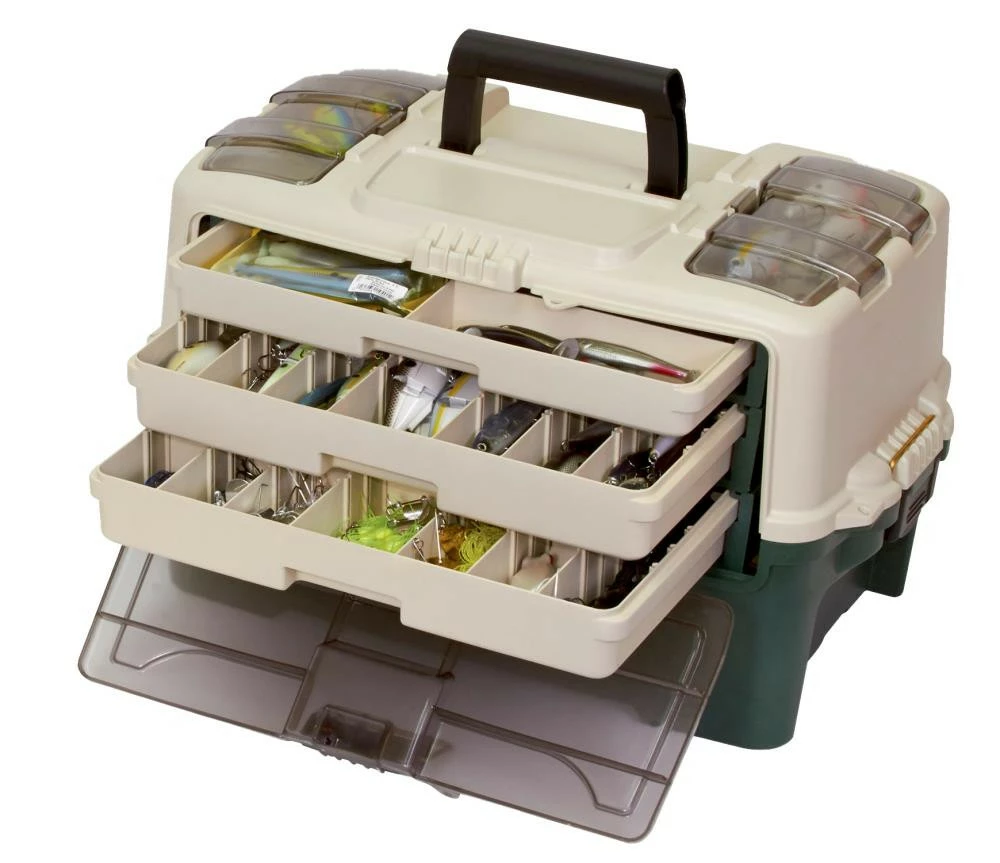 PLANO Hybrid Hip Tackle Box - 3 Tray Box/Drawer - Angelkasten 3 PLANO Hybrid Hip Tackle Box - 3 Tray Box/Drawer - Angelkasten