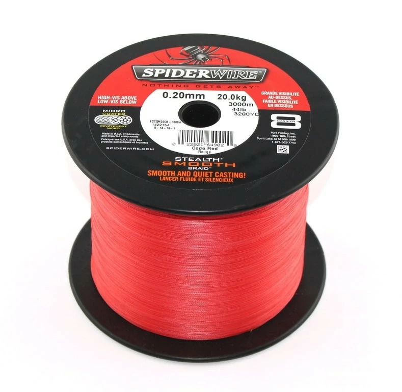 SPIDERWIRE Stealth Smooth 8 Red - 8-fach Geflochtene 3 SPIDERWIRE Stealth Smooth 8 Red - 8-fach Geflochtene