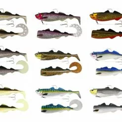 WESTIN Crazy Daisy Gummifisch - Heilbuttköder -Angelzubehör Verkaufsgeschäft Westin Crazy Daisy Galeriebild ohne Farbcode 1280x1280