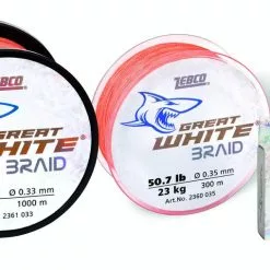 ZEBCO Great White Braid - Geflochtene Schnur - Orange -Angelzubehör Verkaufsgeschäft Zebco Great White Geflochtene Orange GaleriebildylWKAZOX8nCcW 1280x1280